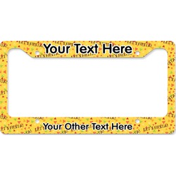 Fiesta - Cinco de Mayo License Plate Frame - Style B (Personalized)