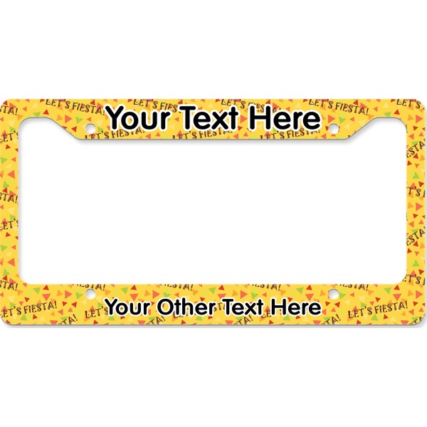 Fiesta - Cinco de Mayo License Plate Frame Wide