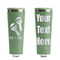 Fiesta - Cinco de Mayo Light Green RTIC Everyday Tumbler - 28 oz. - Front and Back