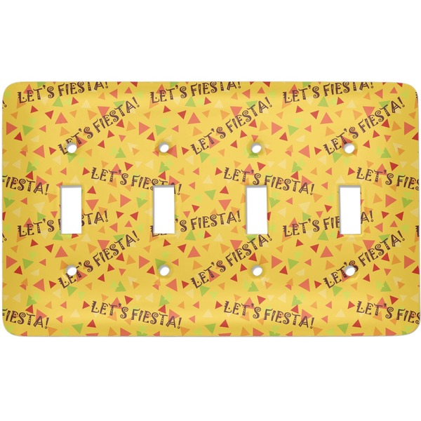 Custom Fiesta - Cinco de Mayo Light Switch Cover (4 Toggle Plate)