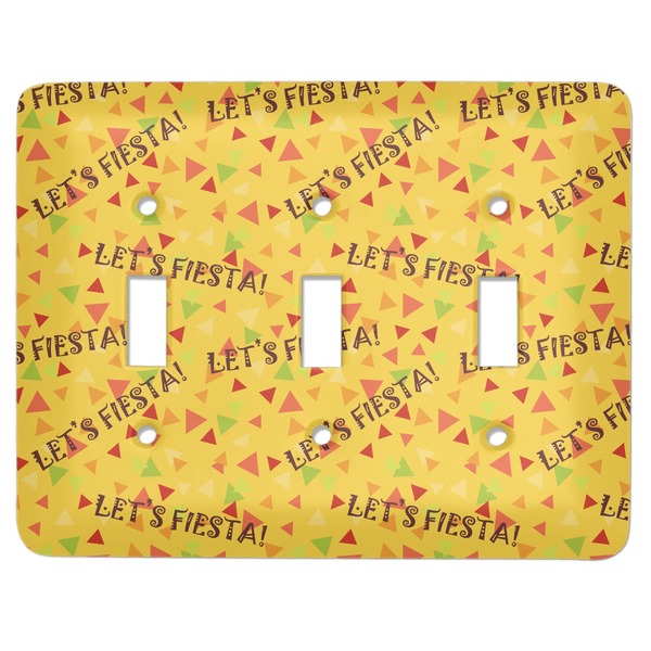 Custom Fiesta - Cinco de Mayo Light Switch Cover (3 Toggle Plate)