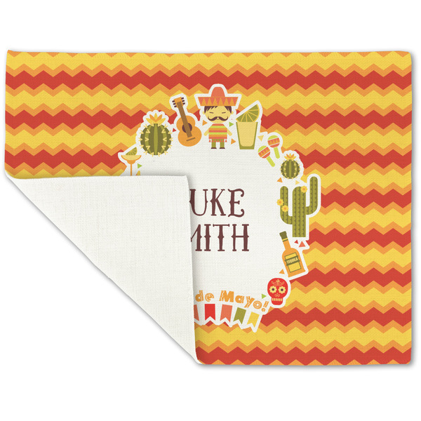 Fiesta - Cinco de Mayo Linen Placemat - Folded Corner (single side)