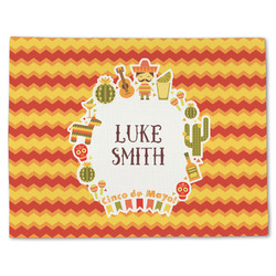Fiesta - Cinco de Mayo Single-Sided Linen Placemat - Single w/ Name or Text