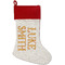 Fiesta - Cinco de Mayo Red Linen Stocking (Personalized)