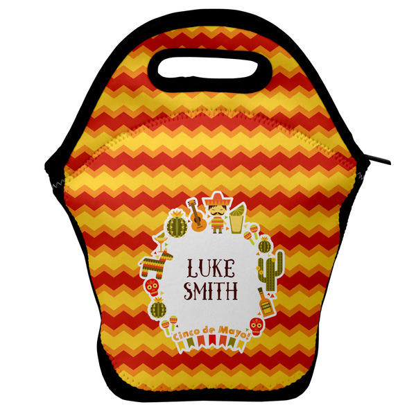 Custom Fiesta - Cinco de Mayo Lunch Bag w/ Name or Text