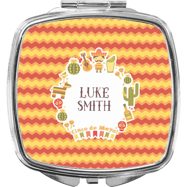 Custom Fiesta - Cinco de Mayo Compact Makeup Mirror (Personalized)