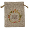 Fiesta - Cinco de Mayo Medium Burlap Gift Bag - Front (Personalized)