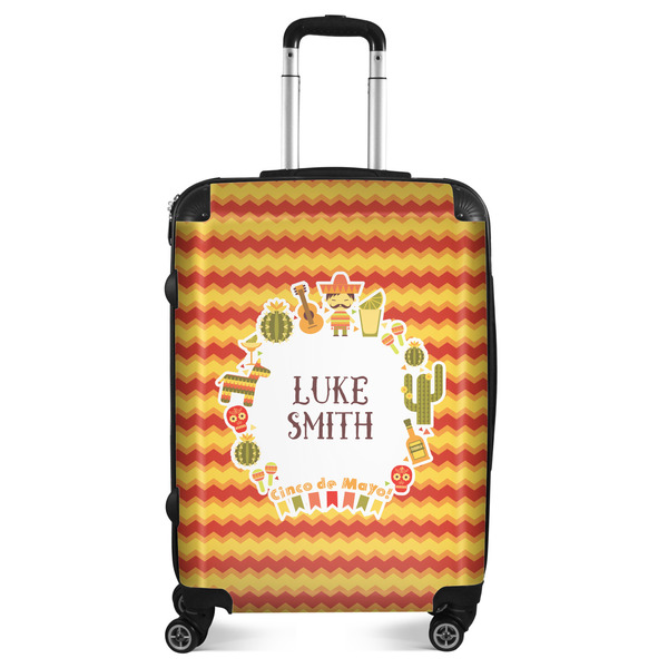 Custom Fiesta - Cinco de Mayo Suitcase - 24" Medium - Checked (Personalized)