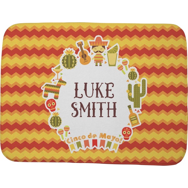 Custom Fiesta - Cinco de Mayo Memory Foam Bath Mat - 48"x36" (Personalized)