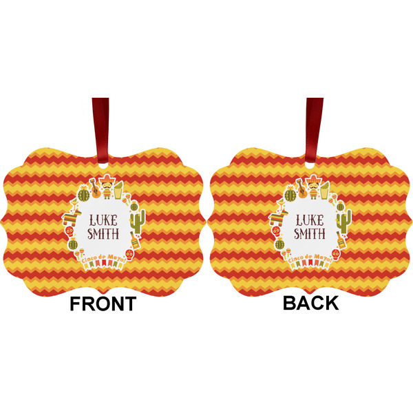 Fiesta - Cinco de Mayo Metal Benilux Ornament - Front and Back (APPROVAL)
