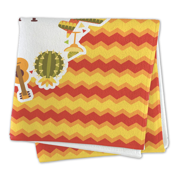 Fiesta - Cinco de Mayo Microfiber Dish Rag - FOLDED (square)