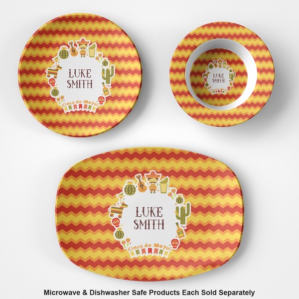 Fiesta - Cinco de Mayo Microwave & Dishwasher Safe CP Plastic Dishware - Group