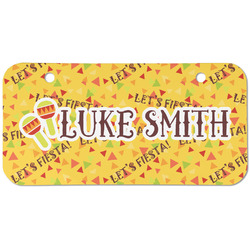 Fiesta - Cinco de Mayo Mini/Bicycle License Plate (2 Holes) (Personalized)