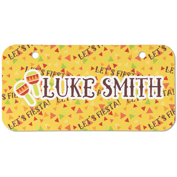 Fiesta - Cinco de Mayo Mini Bicycle License Plate - Two Holes