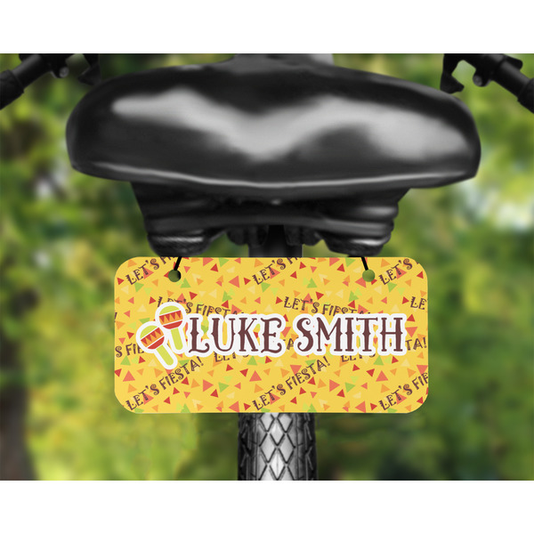 Fiesta - Cinco de Mayo Mini License Plate on Bicycle - LIFESTYLE Two holes