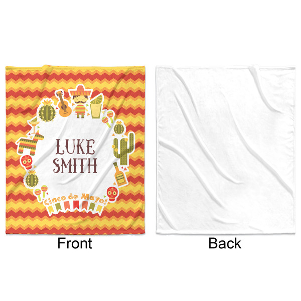 Fiesta - Cinco de Mayo Minky Blanket - 50"x60" - Single Sided - Front & Back