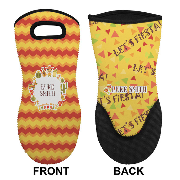 Fiesta - Cinco de Mayo Neoprene Oven Mitt (Front & Back)