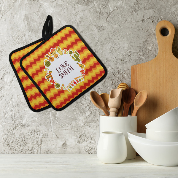 Fiesta - Cinco de Mayo Neoprene Pot Holder - Set of 2  LIFESTYLE