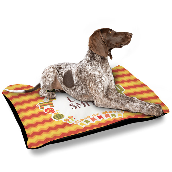 Fiesta - Cinco de Mayo Outdoor Dog Beds - Large - IN CONTEXT