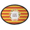 Fiesta - Cinco de Mayo Iron On Oval Patch w/ Name or Text