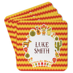 Fiesta - Cinco de Mayo Paper Coasters (Personalized)