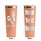 Fiesta - Cinco de Mayo Peach RTIC Everyday Tumbler - 28 oz. - Front and Back