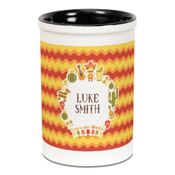 Fiesta - Cinco de Mayo Ceramic Pencil Holders - Black
