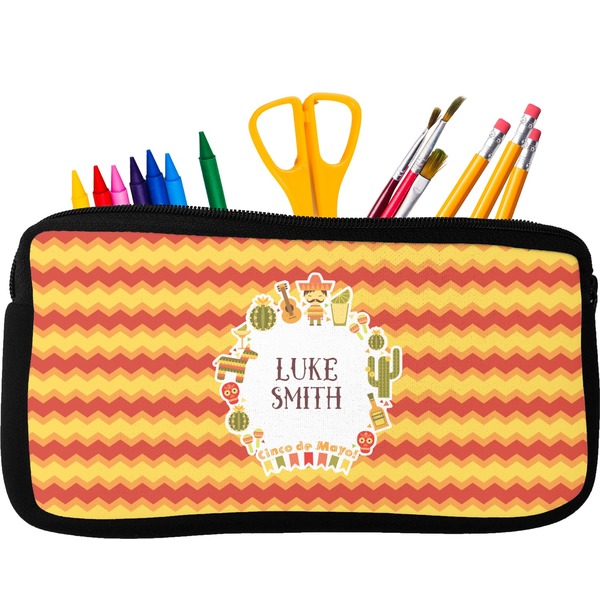 Custom Fiesta - Cinco de Mayo Neoprene Pencil Case (Personalized)