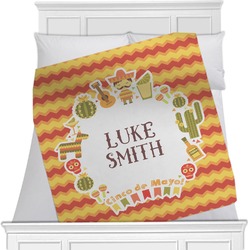 Fiesta - Cinco de Mayo Minky Blanket - 40"x30" - Double Sided (Personalized)