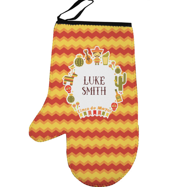 Fiesta - Cinco de Mayo Personalized Oven Mitt - Left