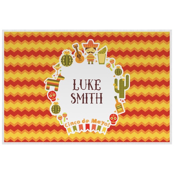 Custom Fiesta - Cinco de Mayo Laminated Placemat w/ Name or Text