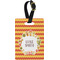 Fiesta - Cinco de Mayo Plastic Luggage Tag - Rectangular w/ Name or Text