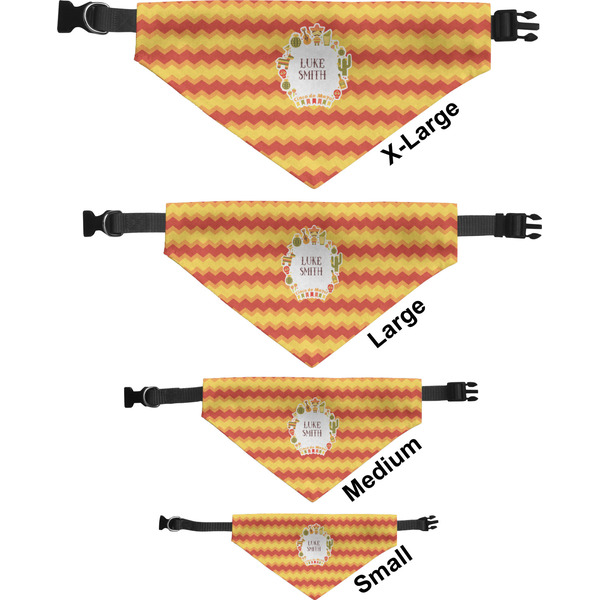 Fiesta - Cinco de Mayo Pet Bandana Sizes