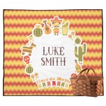 Fiesta - Cinco de Mayo Outdoor Picnic Blanket (Personalized)