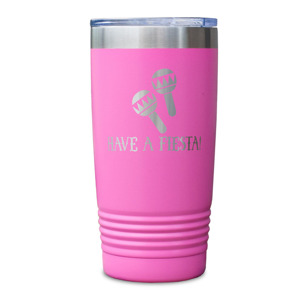 Fiesta - Cinco de Mayo Pink Polar Camel Tumbler - 20oz - Single Sided - Approval
