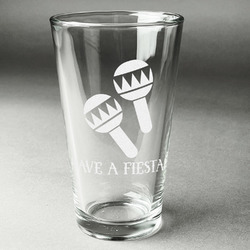 Fiesta - Cinco de Mayo Pint Glass - Engraved (Personalized)