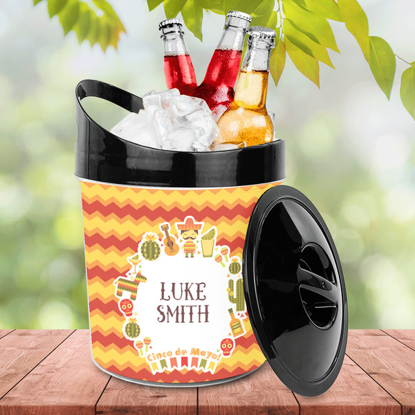 Fiesta - Cinco de Mayo Plastic Ice Bucket - LIFESTYLE