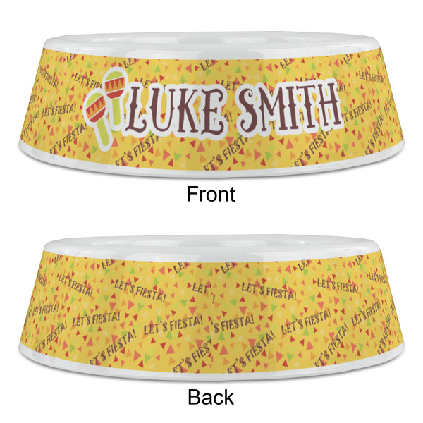 Fiesta - Cinco de Mayo Plastic Pet Bowls - Large - APPROVAL