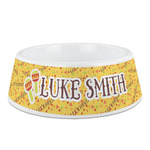 Fiesta - Cinco de Mayo Plastic Dog Bowl - Medium (Personalized)
