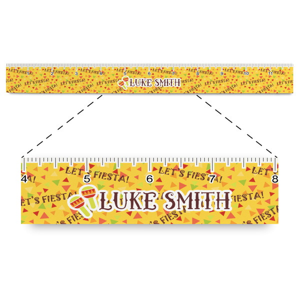 Custom Fiesta - Cinco de Mayo Plastic Ruler - 12" (Personalized)