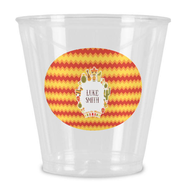 Custom Fiesta - Cinco de Mayo Plastic Shot Glass (Personalized)