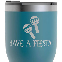 Fiesta - Cinco de Mayo RTIC Tumbler - Dark Teal - Laser Engraved - Single-Sided (Personalized)