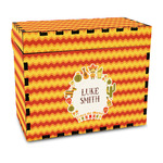 Fiesta - Cinco de Mayo Wood Recipe Box - Full Color Print (Personalized)