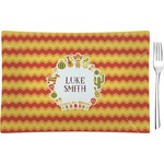 Fiesta - Cinco de Mayo Rectangular Glass Appetizer / Dessert Plate - Single or Set (Personalized)