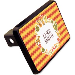 Fiesta - Cinco de Mayo Rectangular Trailer Hitch Cover - 2" (Personalized)