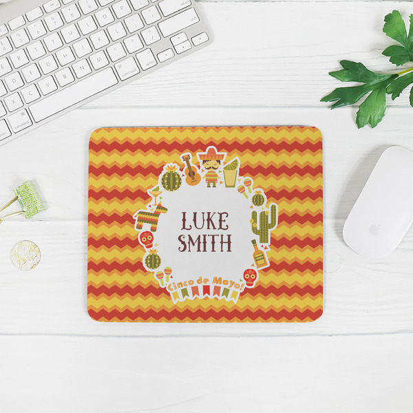 Fiesta - Cinco de Mayo Rectangular Mouse Pad - LIFESTYLE 2