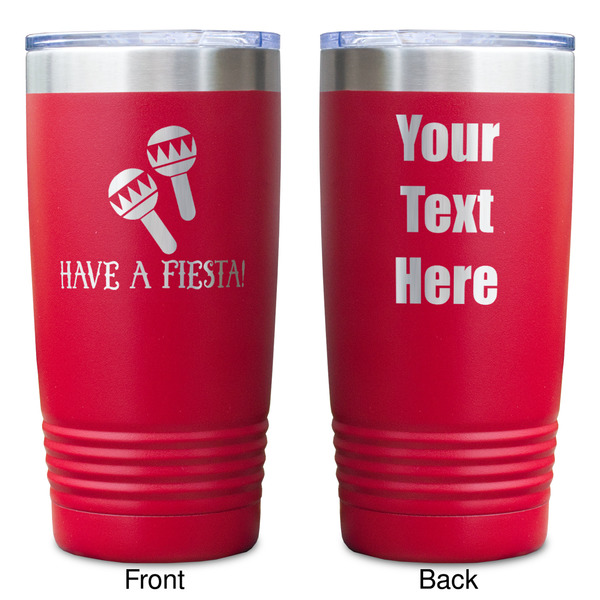 Fiesta - Cinco de Mayo Red Polar Camel Tumbler - 20oz - Double Sided - Approval