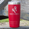 Fiesta - Cinco de Mayo 20 oz Stainless Steel Tumbler - Red - Single Sided (Personalized)