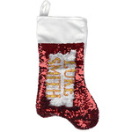 Fiesta - Cinco de Mayo Reversible Sequin Stocking - Red (Personalized)