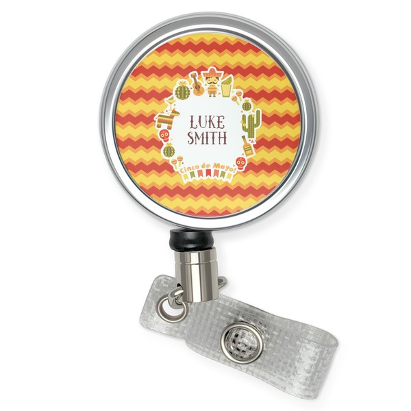 Custom Fiesta - Cinco de Mayo Retractable Badge Reel (Personalized)
